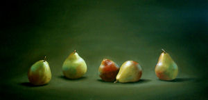Five Seckle Pears, Elizabeth Lamp