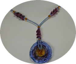 Lisa Mosser, Torch Glass Beads - Necklace
