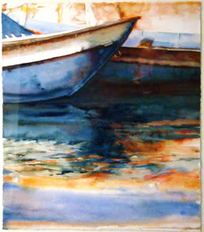Boat Reflected, by Holly Etheridge