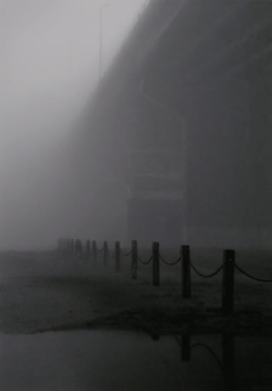 Merit Award, Kay Moneymaker, The Bridge in Fog, Photography