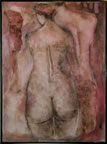 Merit Award, Lori Jakubow, Tickled Pink, Oil/Encaustic (45kb)